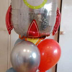 Space Rocket Balloon Bouquet