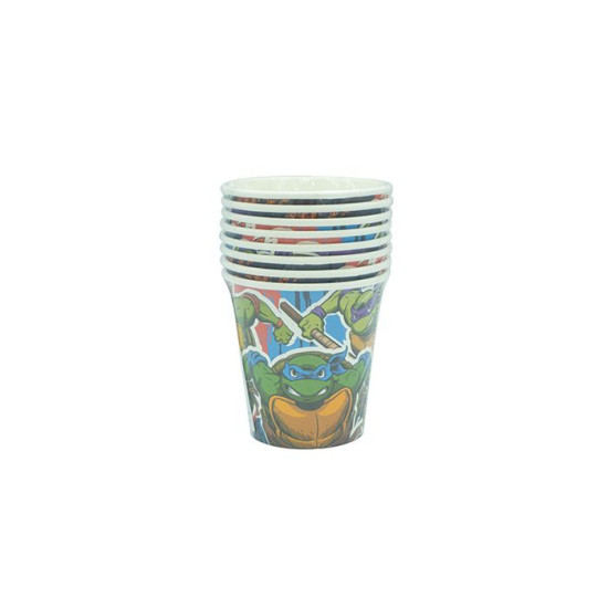 TEENAGE MUTANT NINJA TURTLES PAPER CUPS 200ML- 8CT