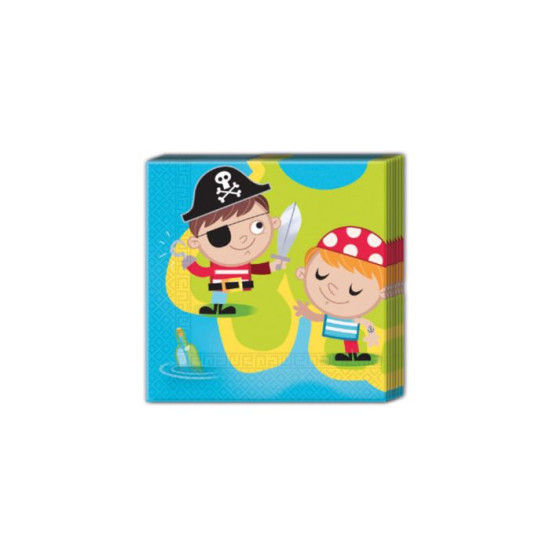 PIRATE TREASRE HUNT TWO PLY PAPR NPKN 33X33CM -20CT