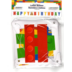 Lego Happy Birthday Banner