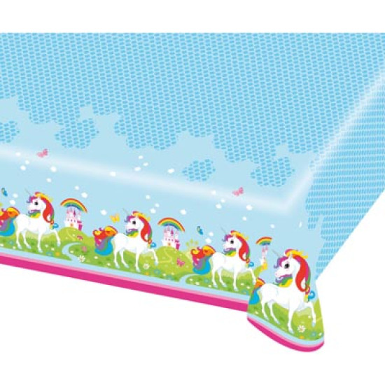 UNICORN PLASTIC TABLECOVER 