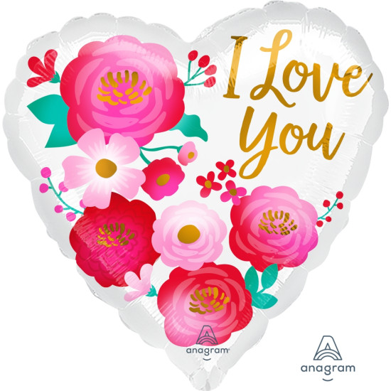 Love You Ombre Flowers Jumbo