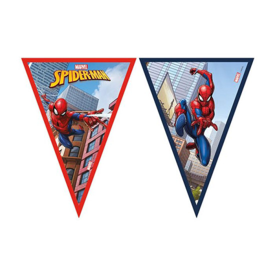 SPIDERMAN CRIME FIGHTER PPR TRIANGLE FLAG BANNER
