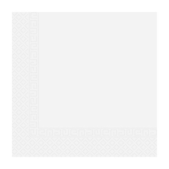 ECO COMPOSTABLE WHITE NAPKINS 33X33CM -20C