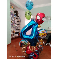 Super Heroes Number Tower
