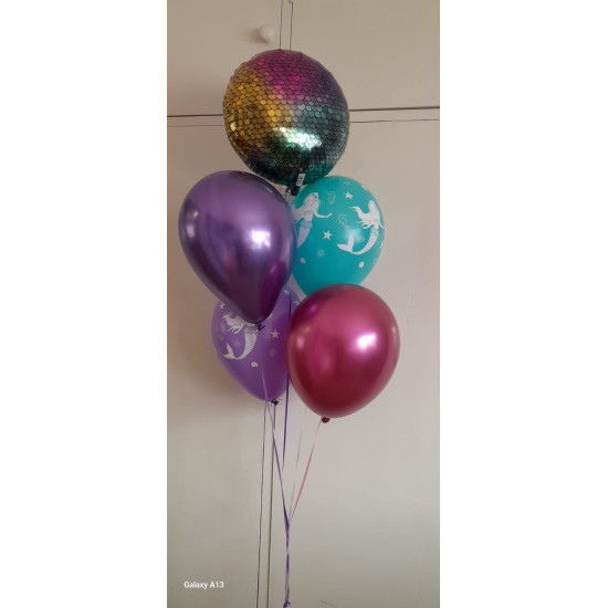 Mermaid Sequin Balloon Bouquet