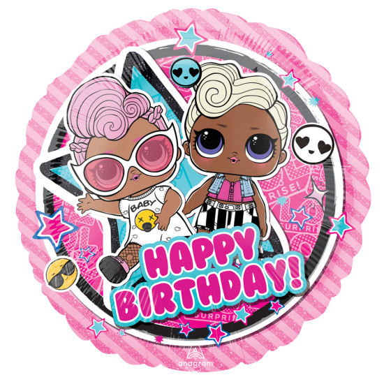 LOL Glam Birthday 18 inch foil