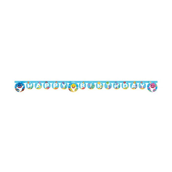 BABY SHARK HAPPY BIRTHDAY DIE-CUT BANNER