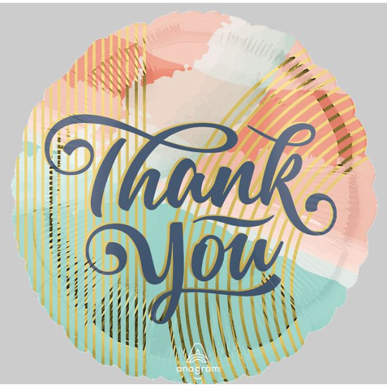 Thank You Pastel Clouds 18 inch Foil