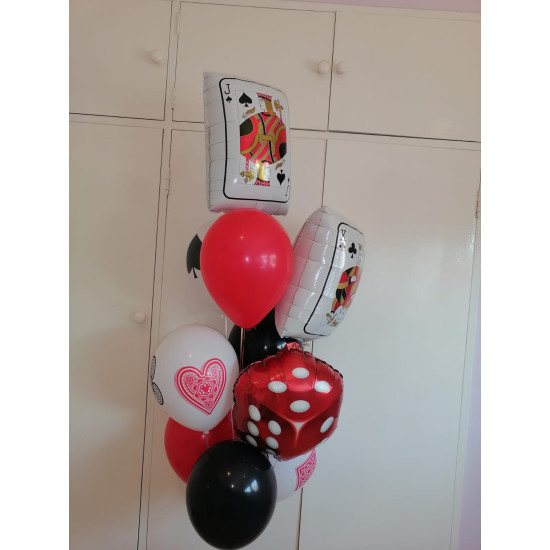Casino Themed Balloon Bouquet