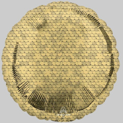 Glitter Gold Sequins Foil Balloon
