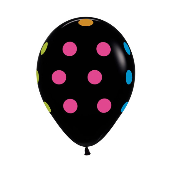 Polka Neon on Black 