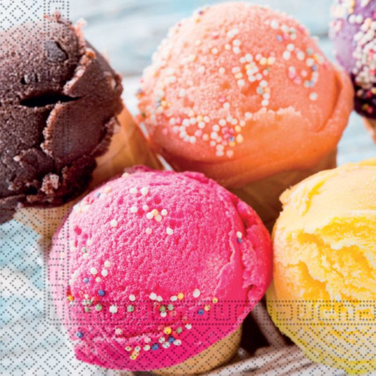 NAPKINS 3 PLY EVRYDAY DESIGN ICE CREM CONE-20