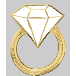 Wedding Ring Gold Foil