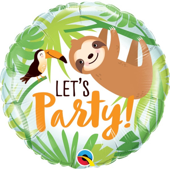 LETS PARTY TOUCAN & SLOTH 18 INCH FOIL 