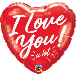 I LOVE YOU A LOT 18 INCH FOIL 