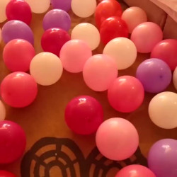 Bulk Floor Air Inflated Standard Balloons