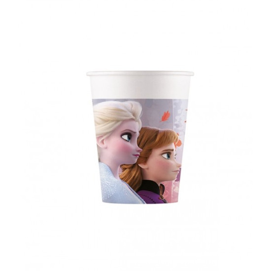 FROZEN II SPARKLE PAPER CUPS 200ML- 8Cups