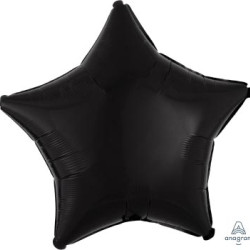 Opaque Black Star foil balloon