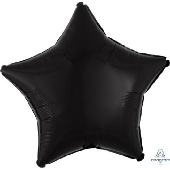 Opaque Black Star foil balloon
