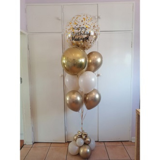 Gold Elegance Personalized Bouquet