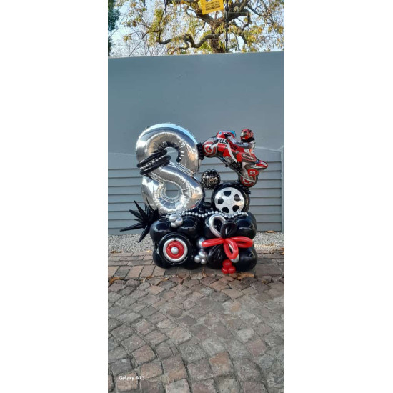 Motorcycle Number Tower