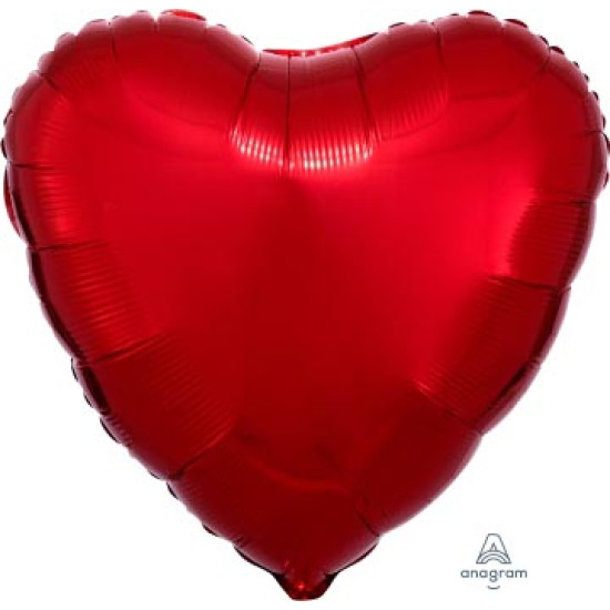Metallic Red Heart
