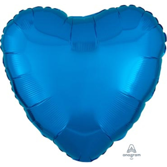 Metallic Blue Heart