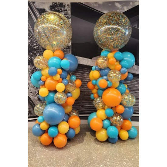 Organic Confetti Topper 2m Column-Price is for 1 pillar