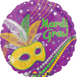 18 inch Festive Mardi Gras