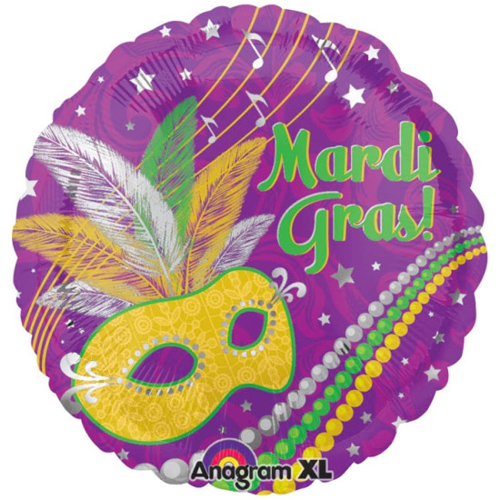 18 inch Festive Mardi Gras