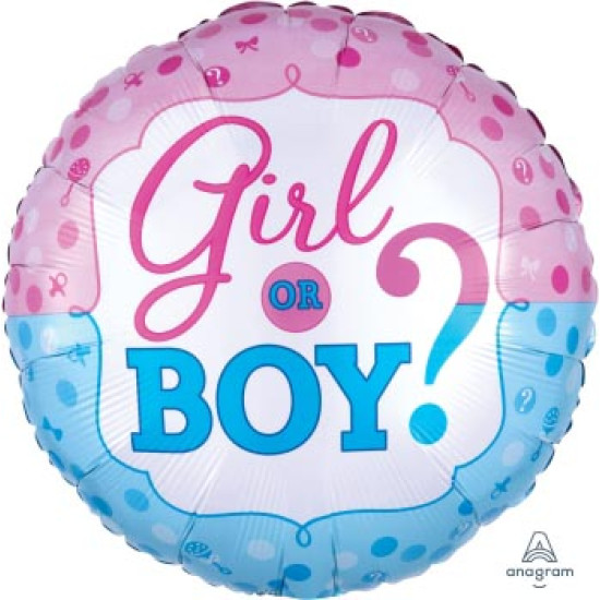 Gender Reveal foil balloon