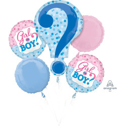 Gender Reveal Foil Bouquet