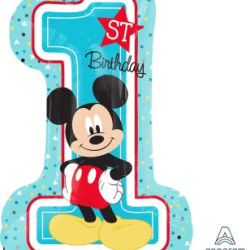 Mickey 1st Birthday Super Shape
