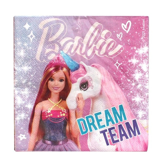 BARBIE FANTASY TWO PLY PAPR NAPKIN 33X33CM -20