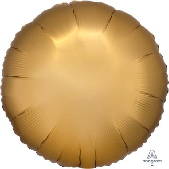 Satin Luxe Gold Sateen Circle