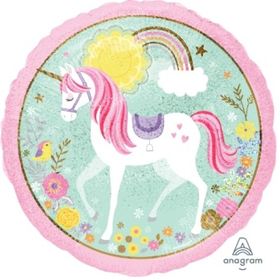Magical Unicorn 18 inch foil