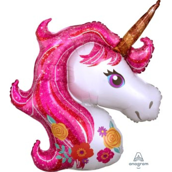 Magical Unicorn Super Shape foil balloon