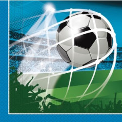 SOCCER FANS 2PLY NAPKIN 33X33CM 20 NAPKINS