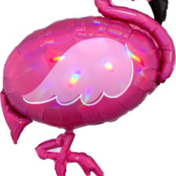 Iridescent Pink Flamingo