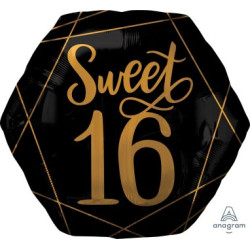 Elegant Sixteen Super Shape Foil balloon