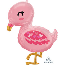 Flamingo Baby foil balloon