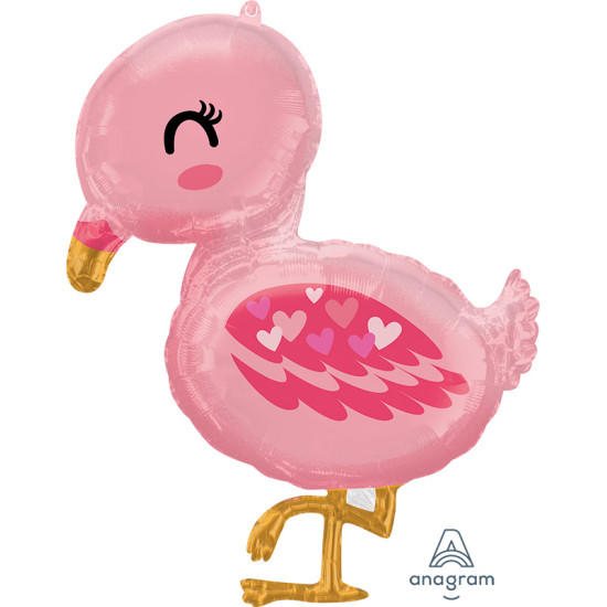 Flamingo Baby foil balloon