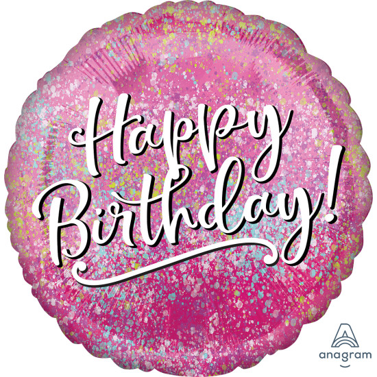 Birthday Pink Fabulous foil balloons