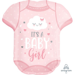 Baby Girl Onesie Super Shape foil balloon