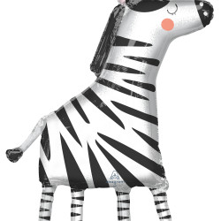Get Wild Zebra Super Shape balloon
