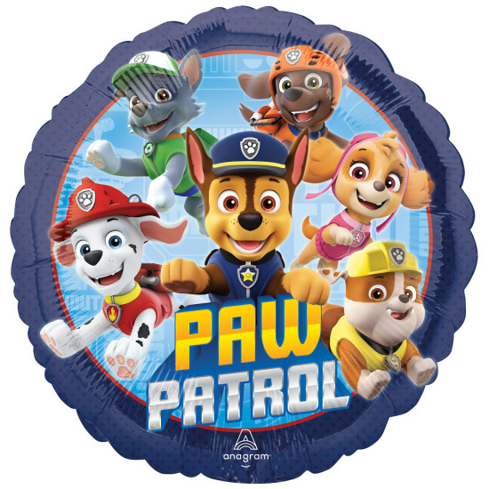 Paw Patrol round 18 inch foil balloon