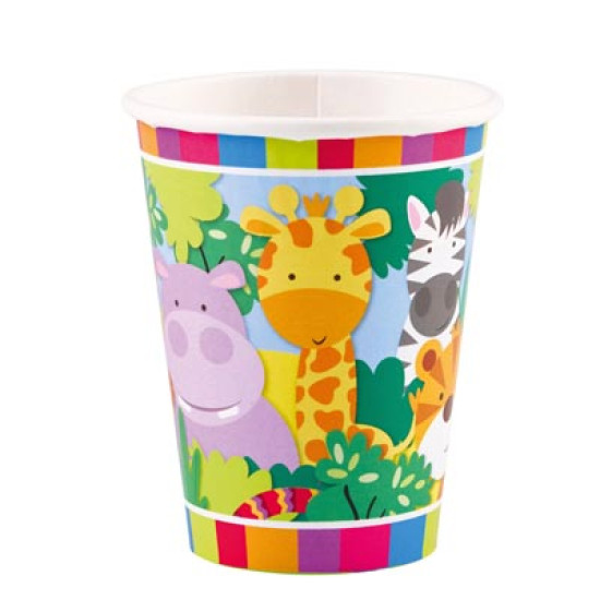 CU:Jungle Paper Cups- 8 cups