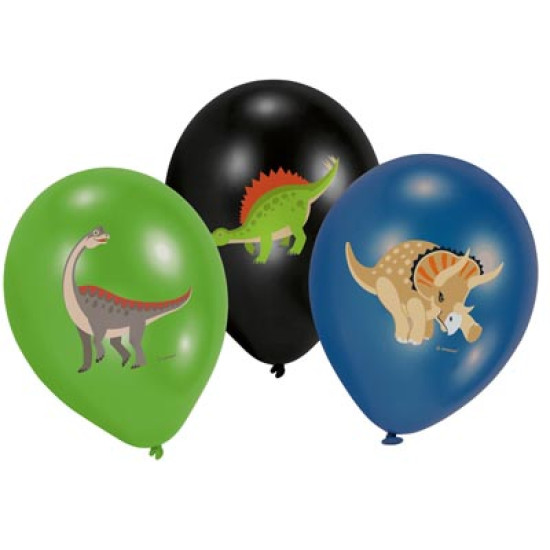 Happy Dinosaur Latex Balloons -price per balloon