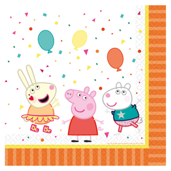 Peppa Pig Napkins 33cm- 16 napkins